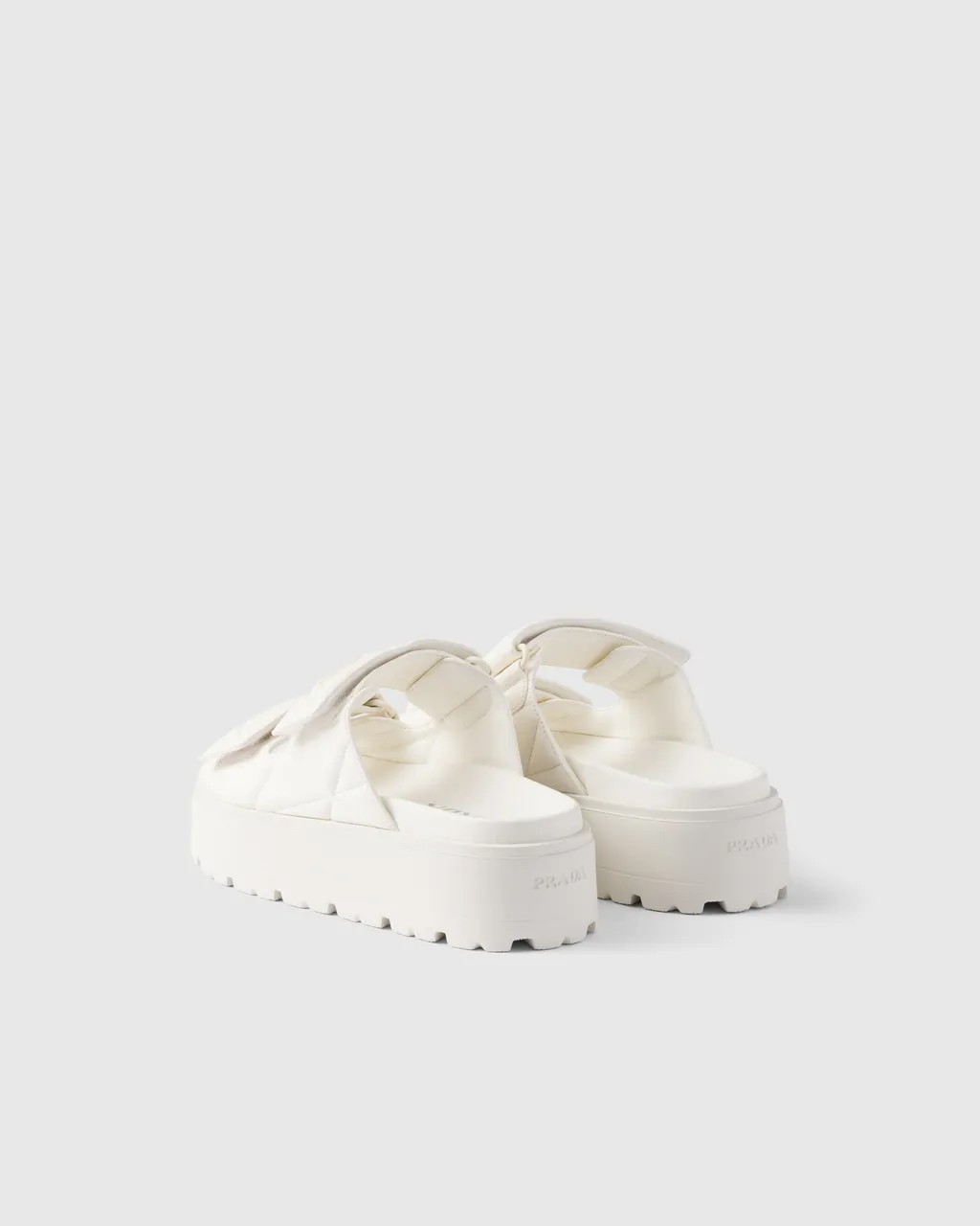 Padded Nappa Leather Slides