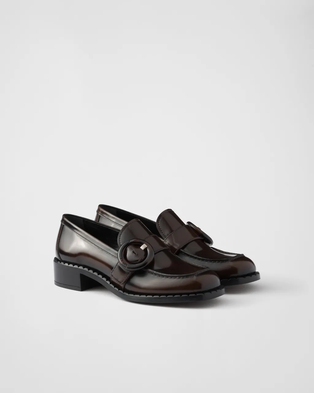 Brushed Leather Loafers