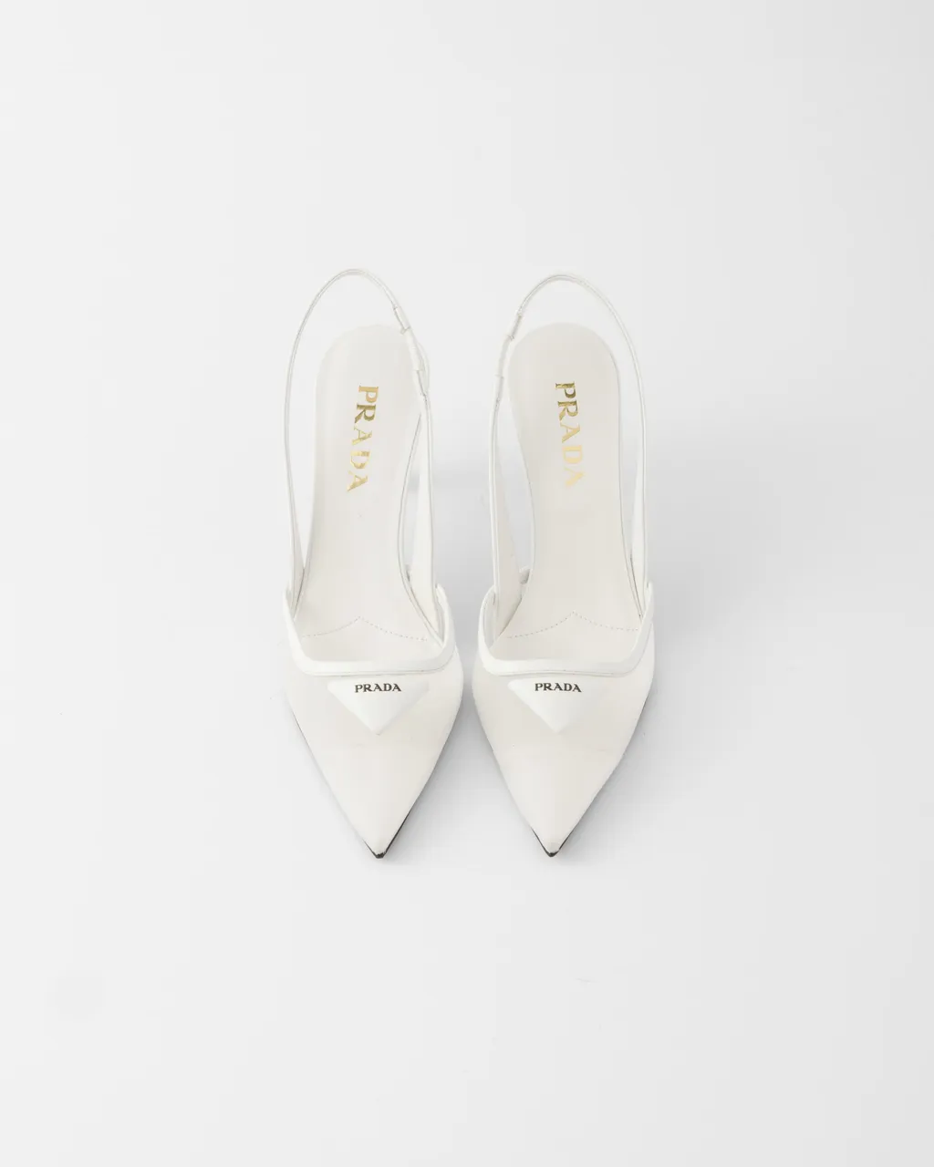 Mesh Fabric Slingback Pumps