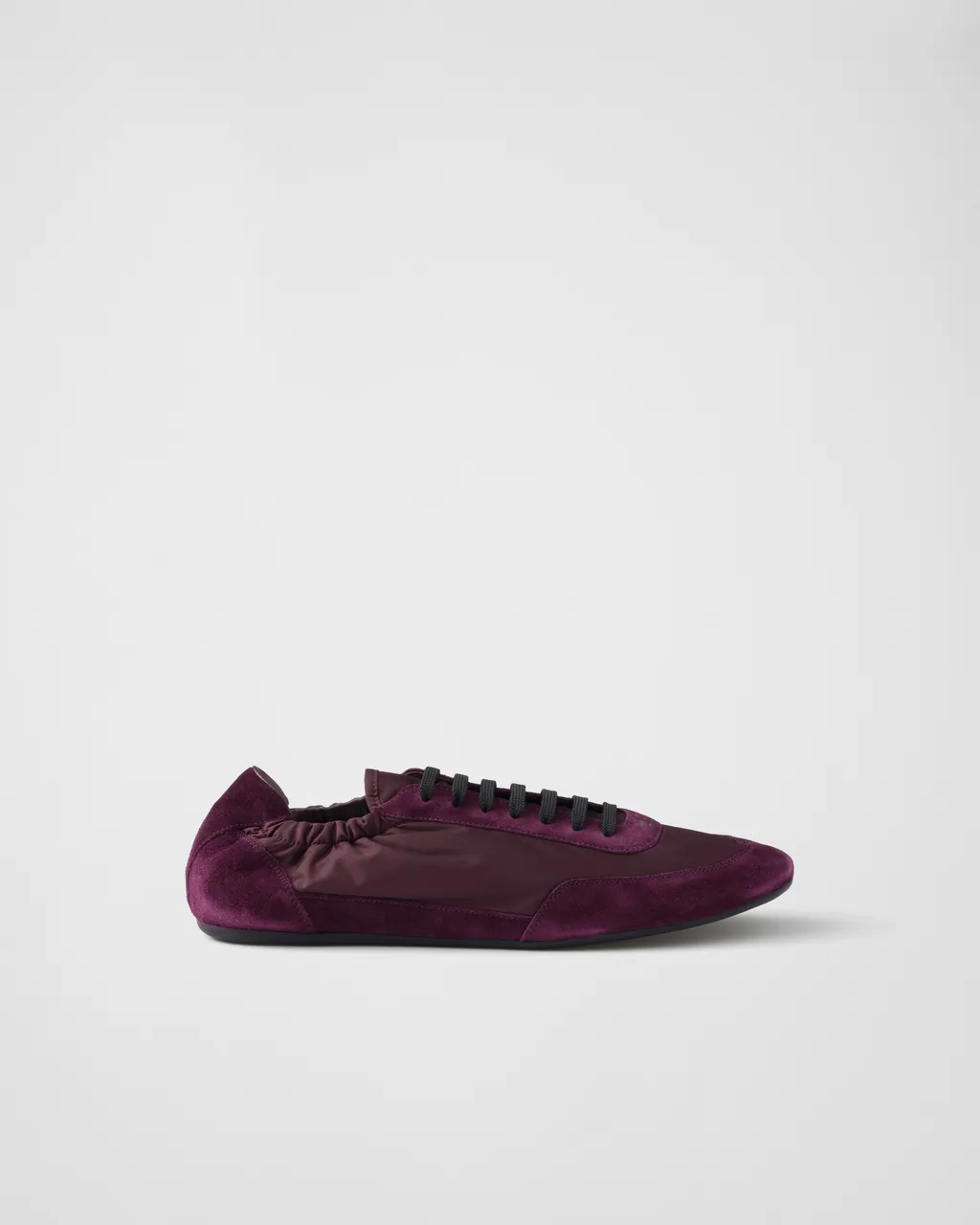 Collapse Re-Nylon And Suede Sneakers