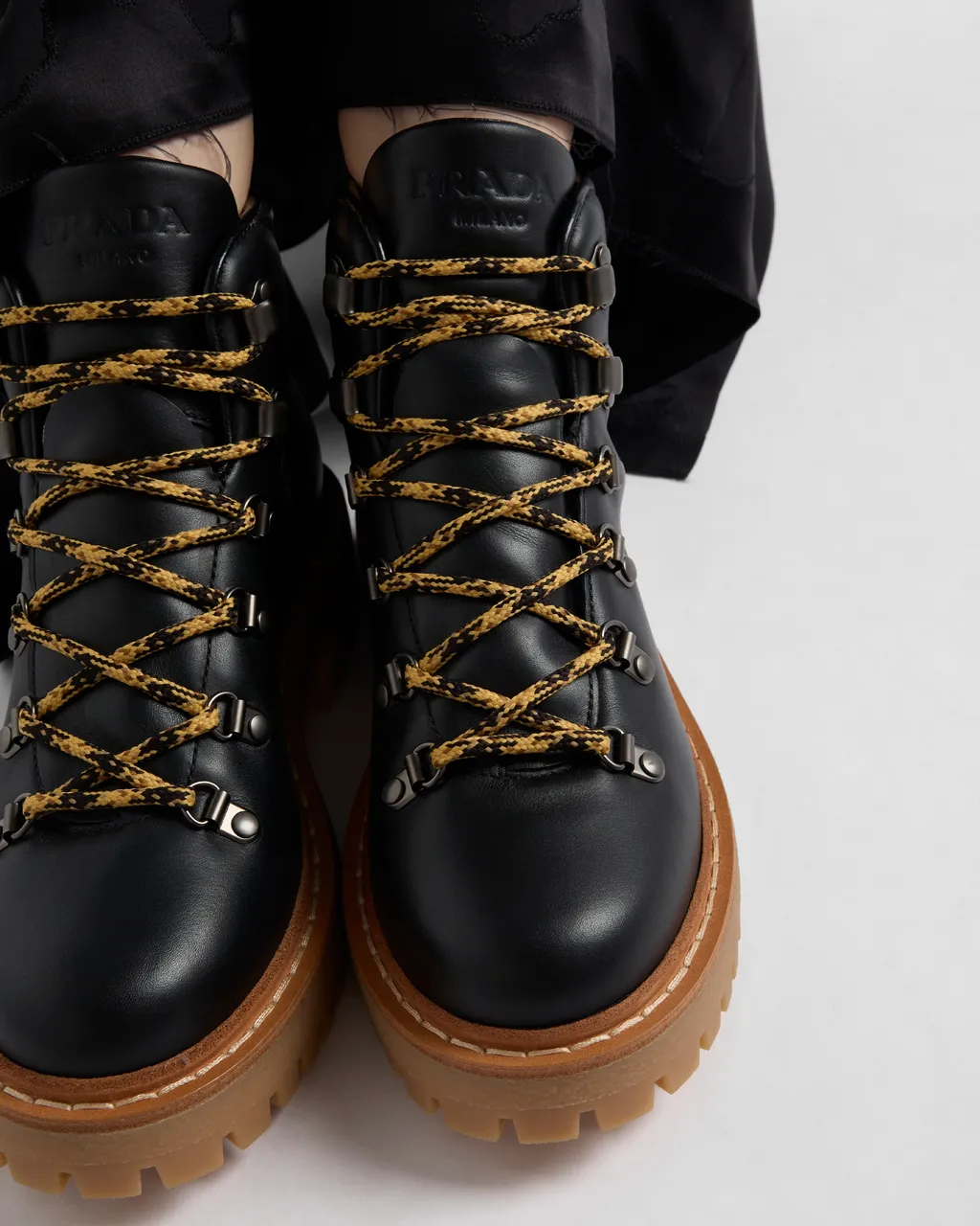 Leather Laced Booties