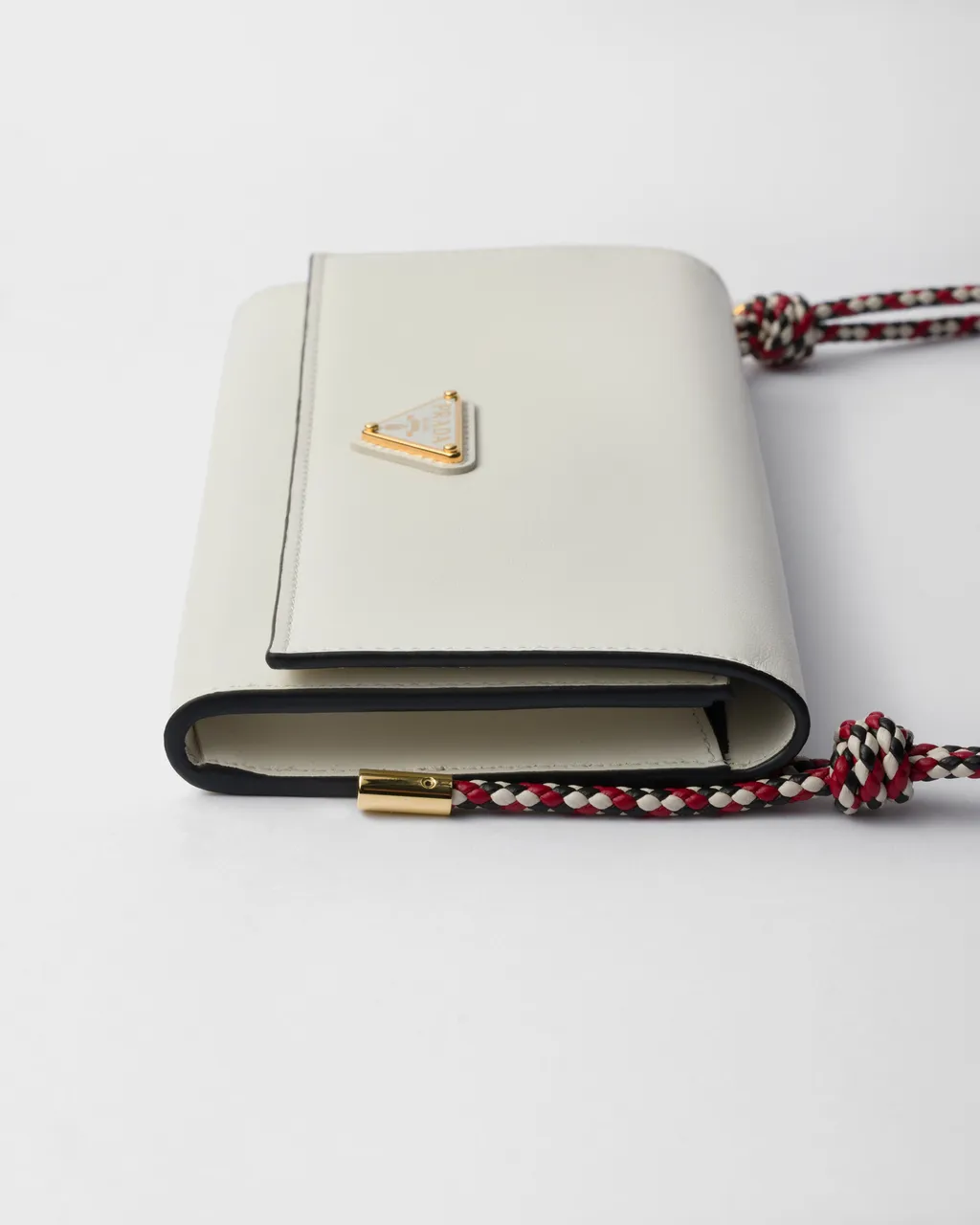 Wallet With Leather Shoulder Strap