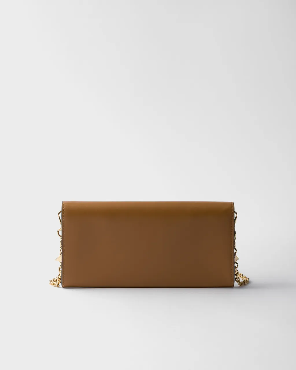 Leather Wallet With Chain Shoulder Strap