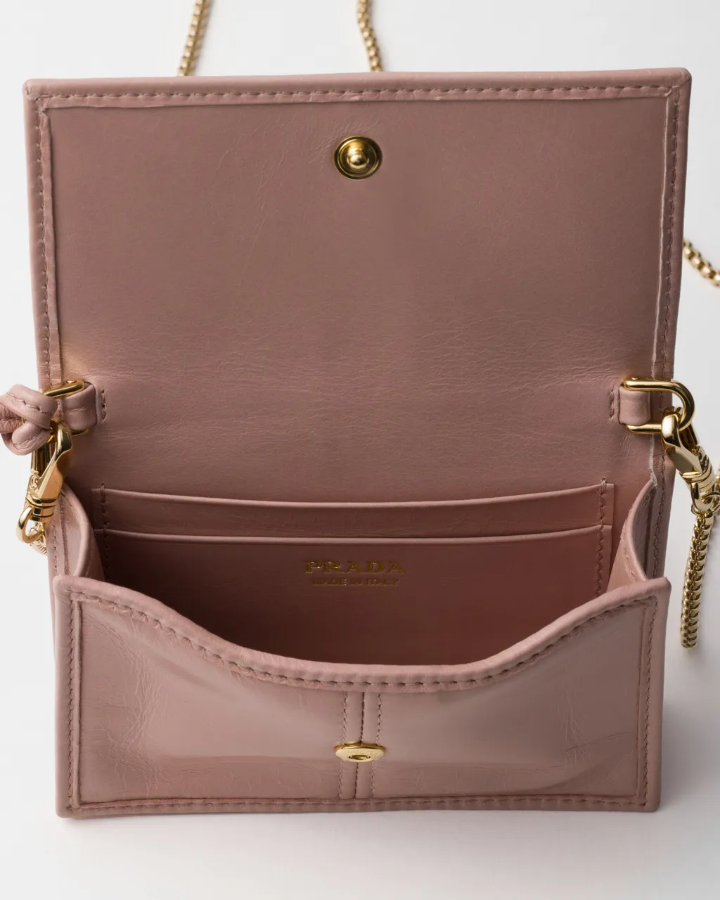 Leather Card Holder With Shoulder Strap