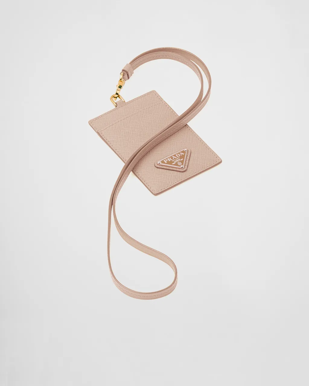 Saffiano Leather Badge Holder