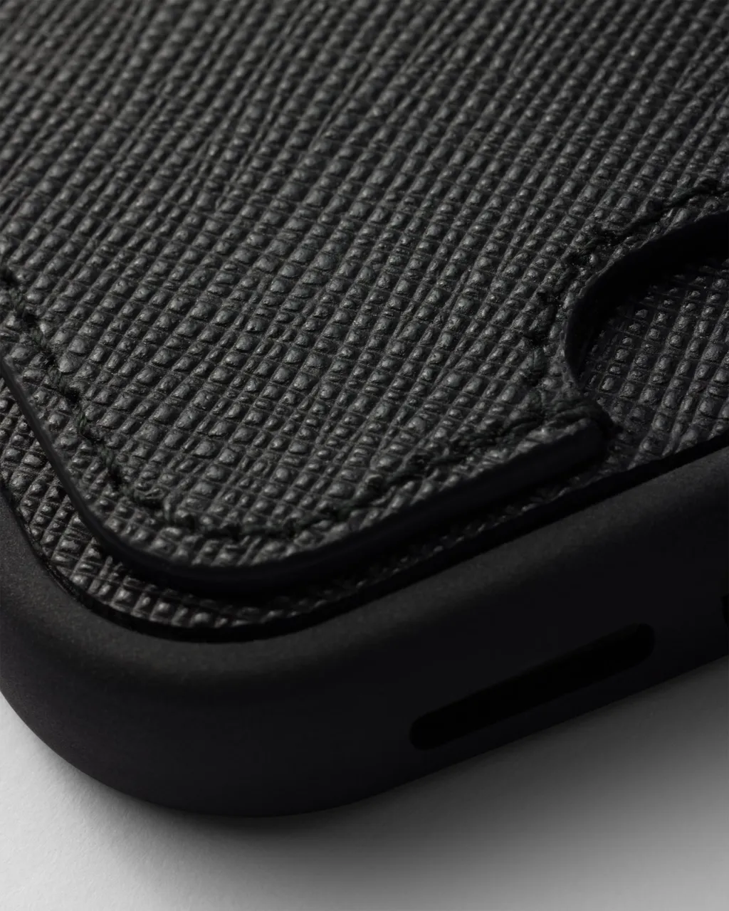 Saffiano Leather Case For Iphone 16