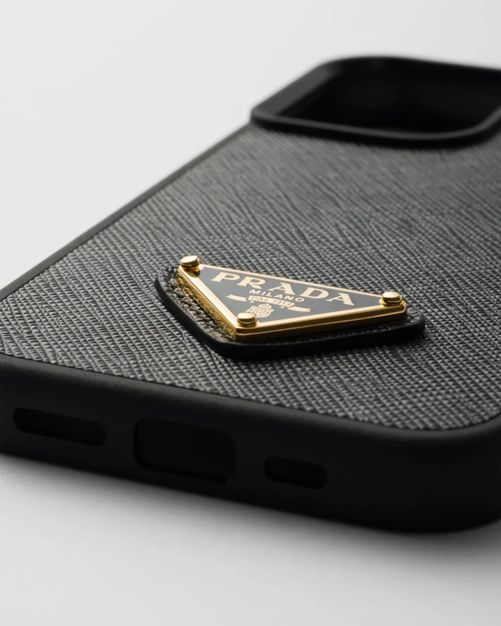 Saffiano Leather Case For Iphone 16