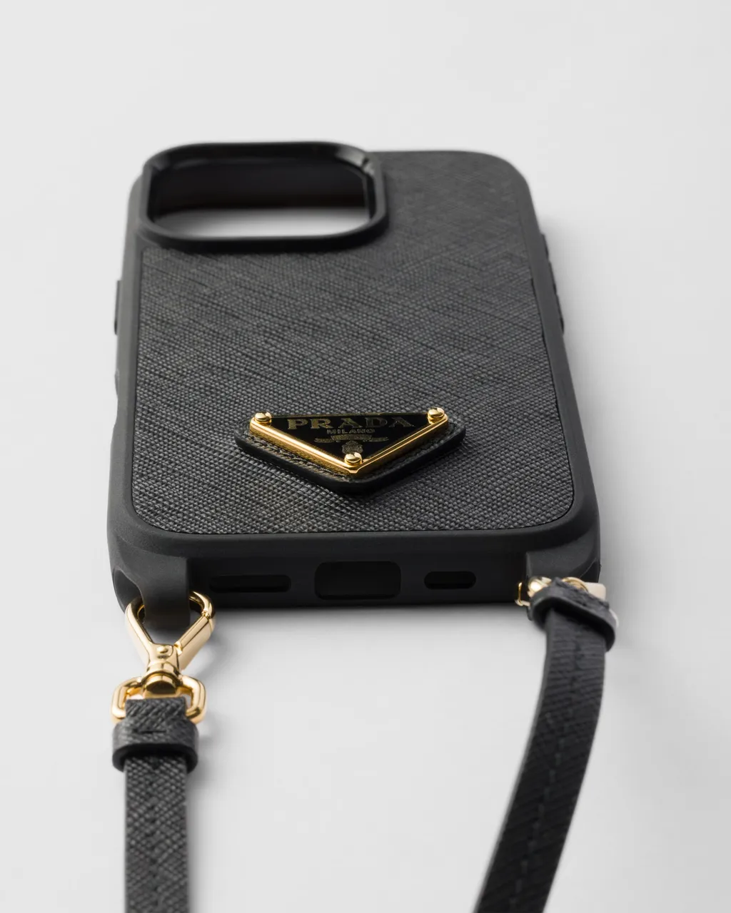 Saffiano Leather Case For Iphone 16 Pro
