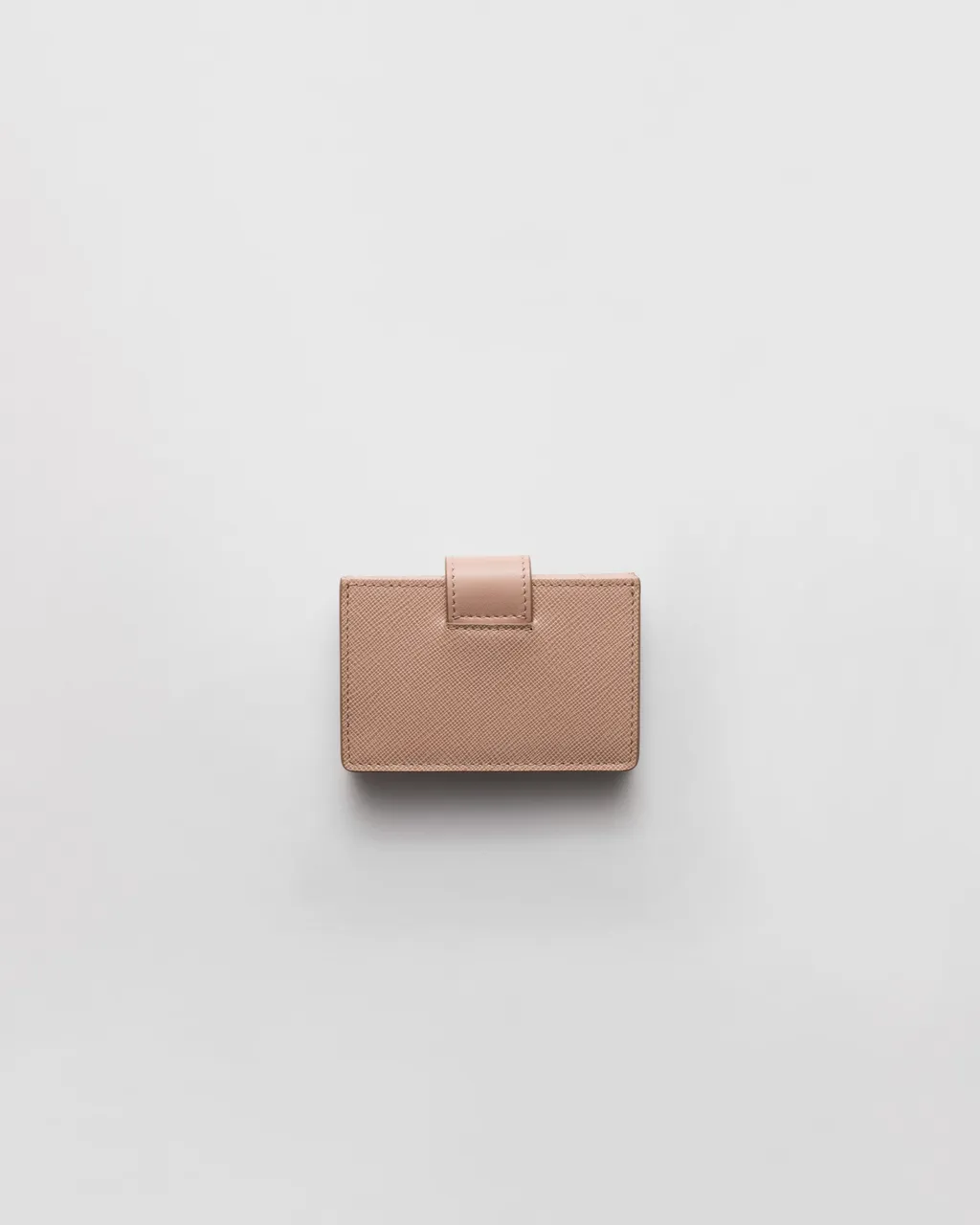 Saffiano And Smooth Leather Card Holder