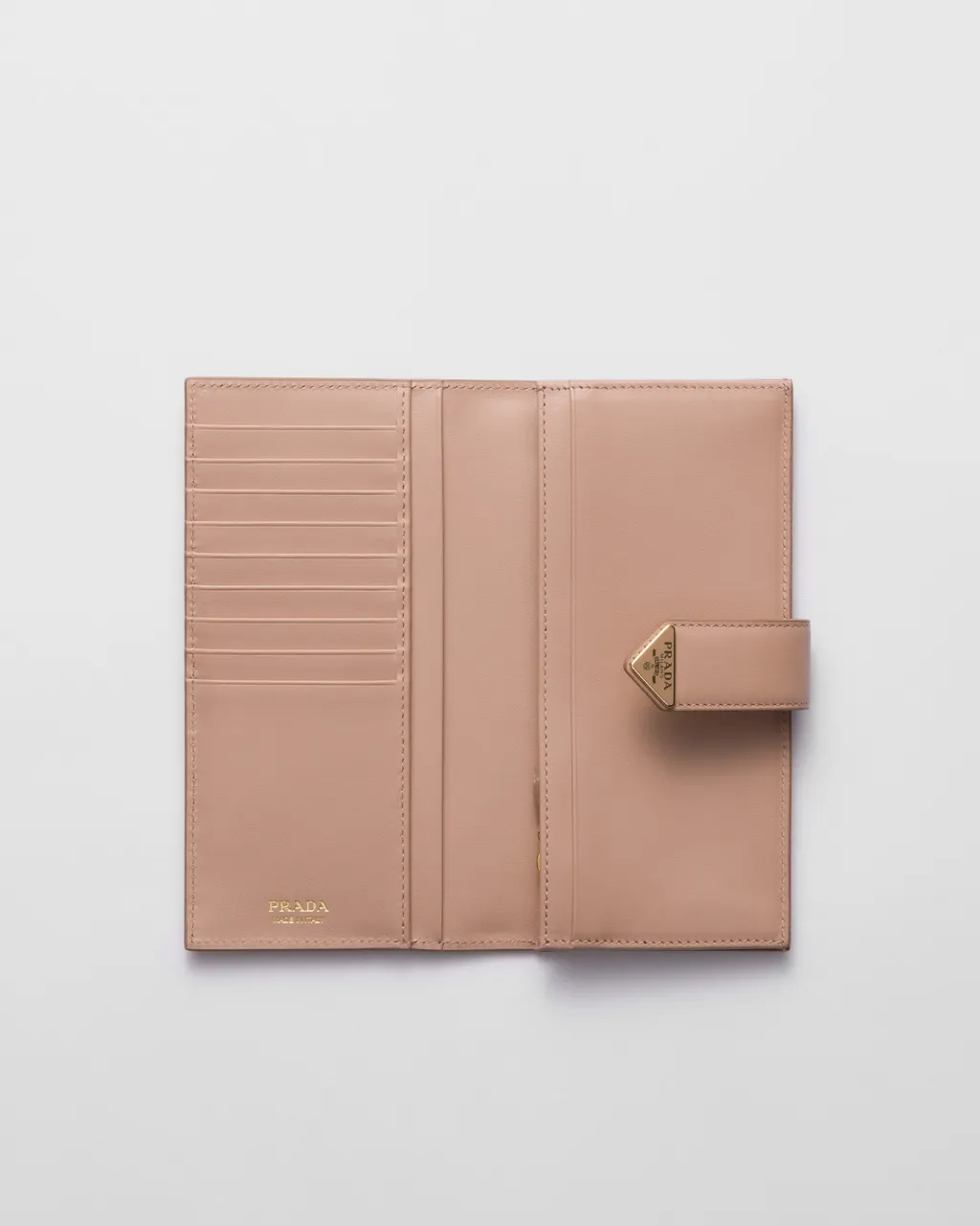 Large Saffiano And Smooth Leather Wallet