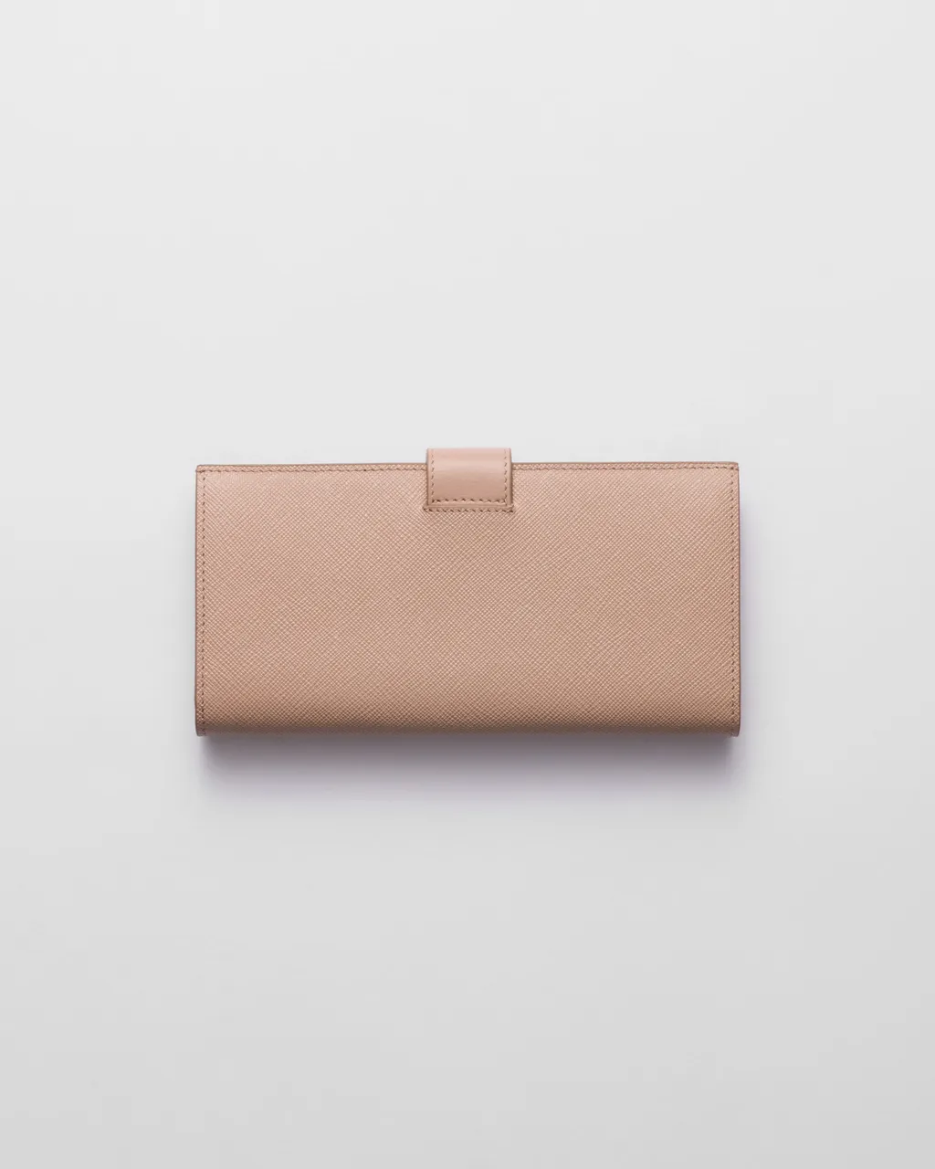 Large Saffiano And Smooth Leather Wallet
