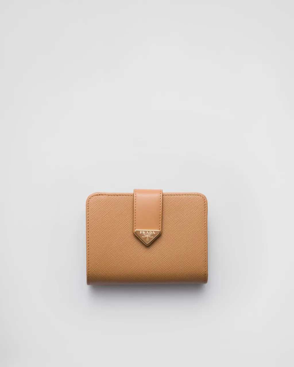 Small Saffiano And Smooth Leather Wallet