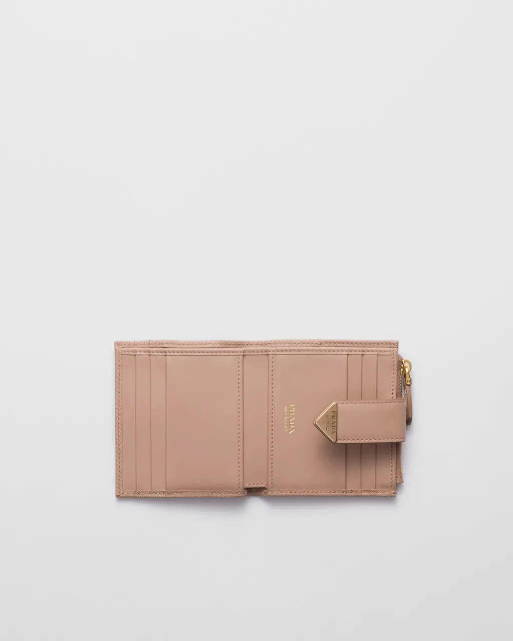 Small Saffiano And Smooth Leather Wallet