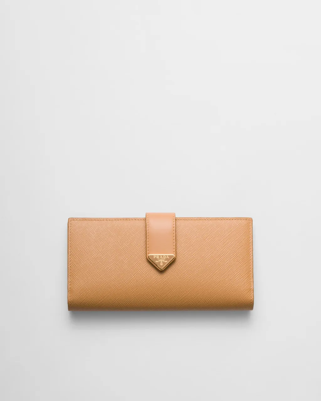 Large Saffiano And Smooth Leather Wallet
