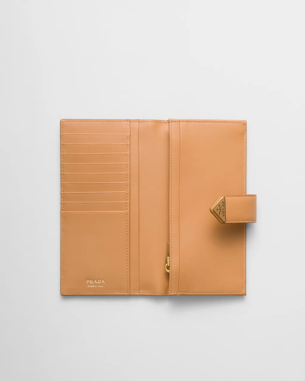 Large Saffiano And Smooth Leather Wallet