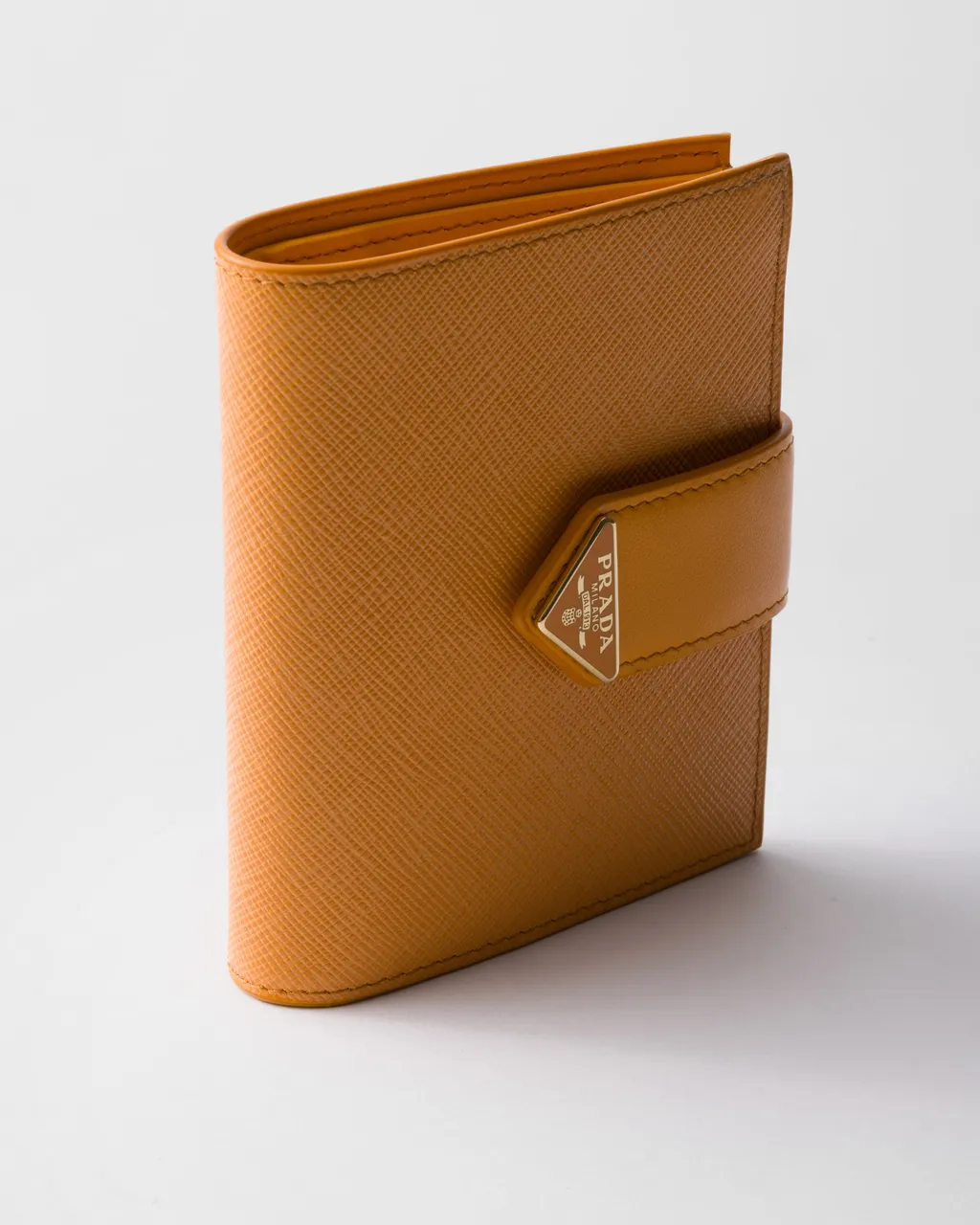 Small Saffiano And Smooth Leather Wallet