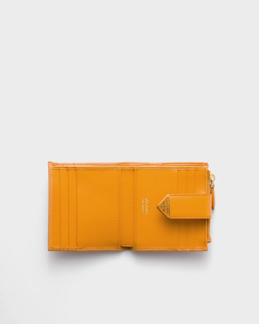 Small Saffiano And Smooth Leather Wallet