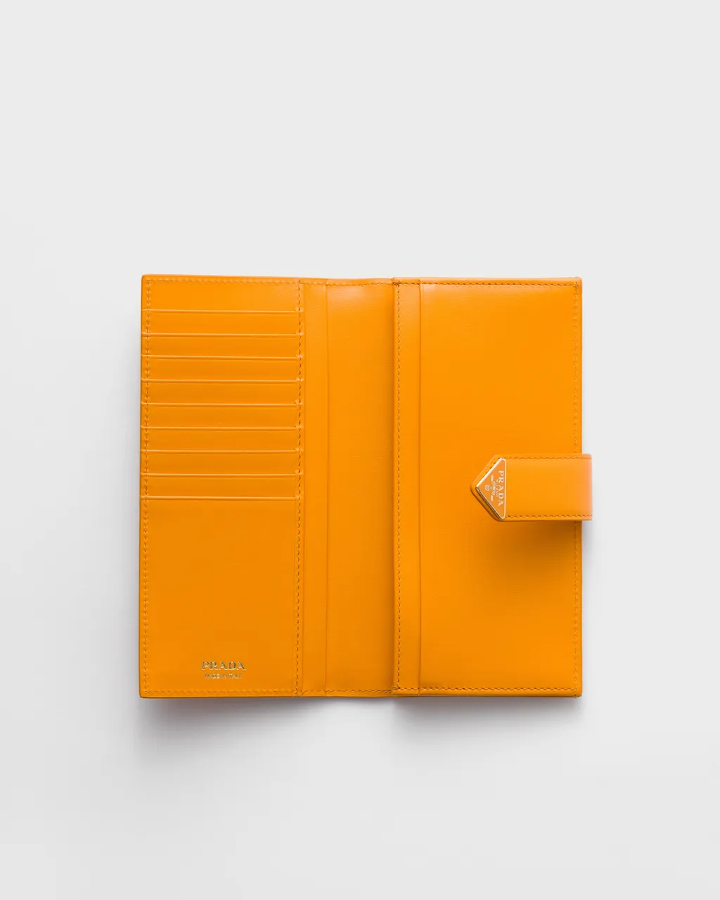 Large Saffiano And Smooth Leather Wallet