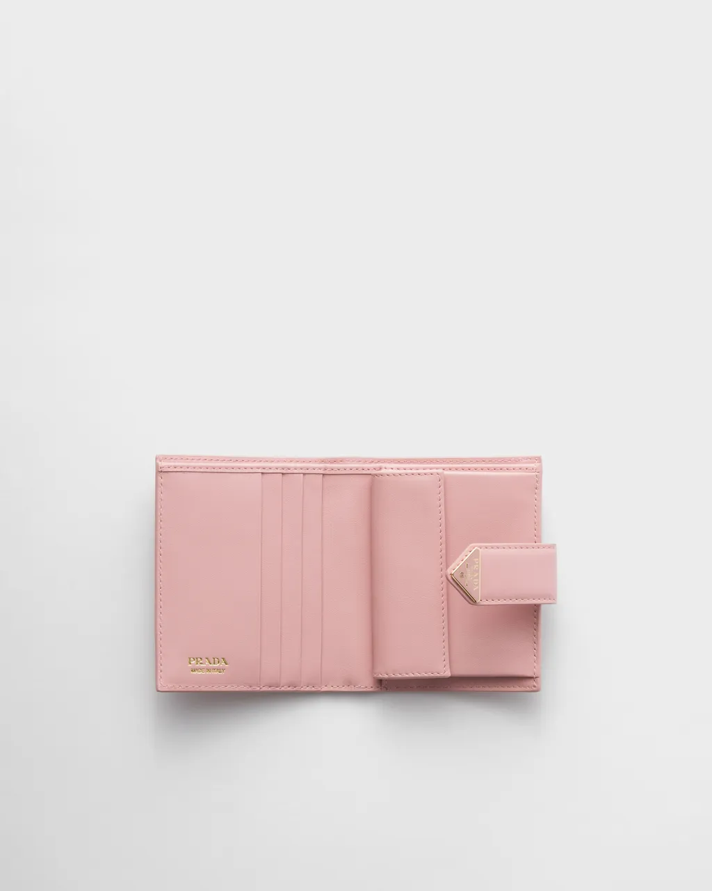 Small Saffiano And Smooth Leather Wallet