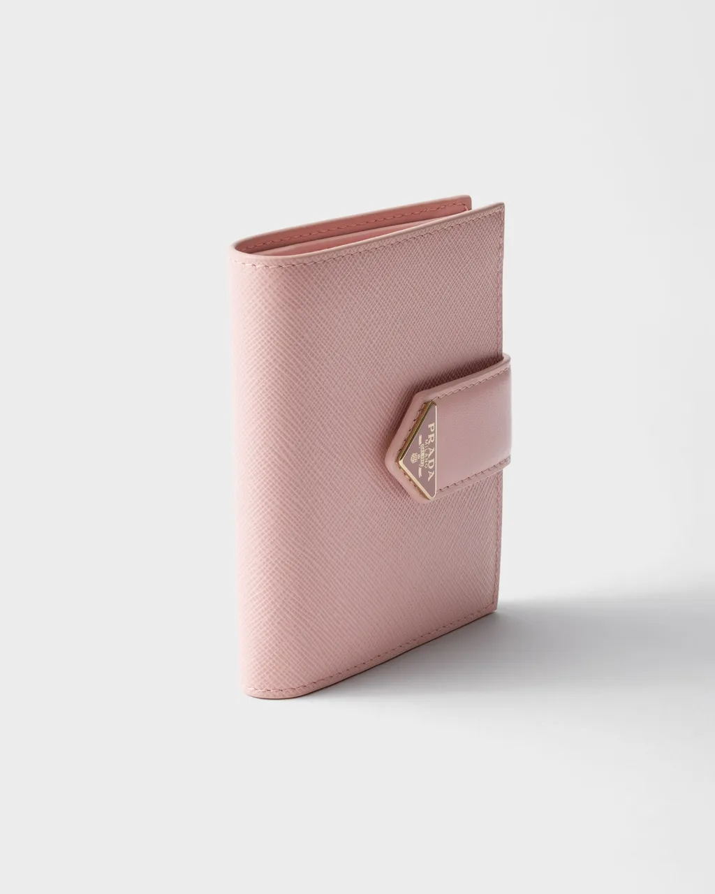 Small Saffiano And Smooth Leather Wallet