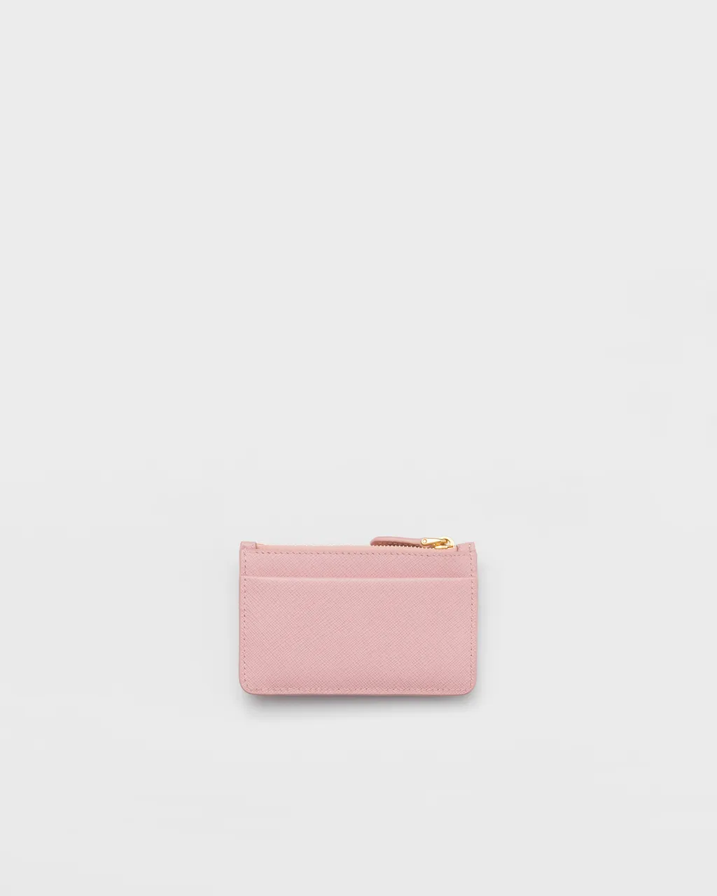 Saffiano And Smooth Leather Card Holder