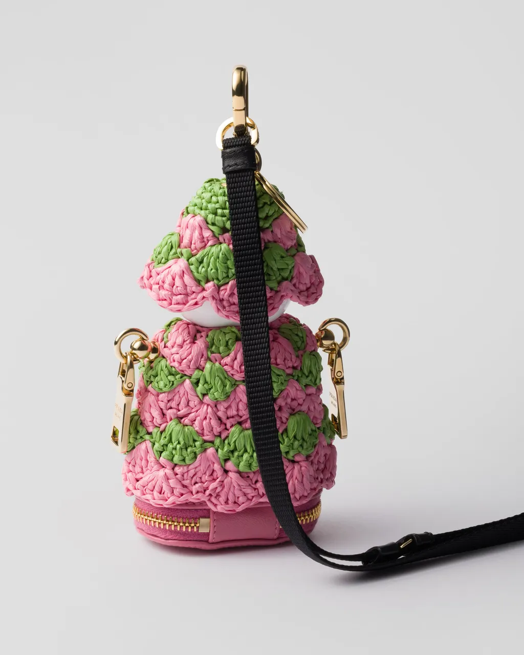 Soft Robot Crochet Bag Pendant