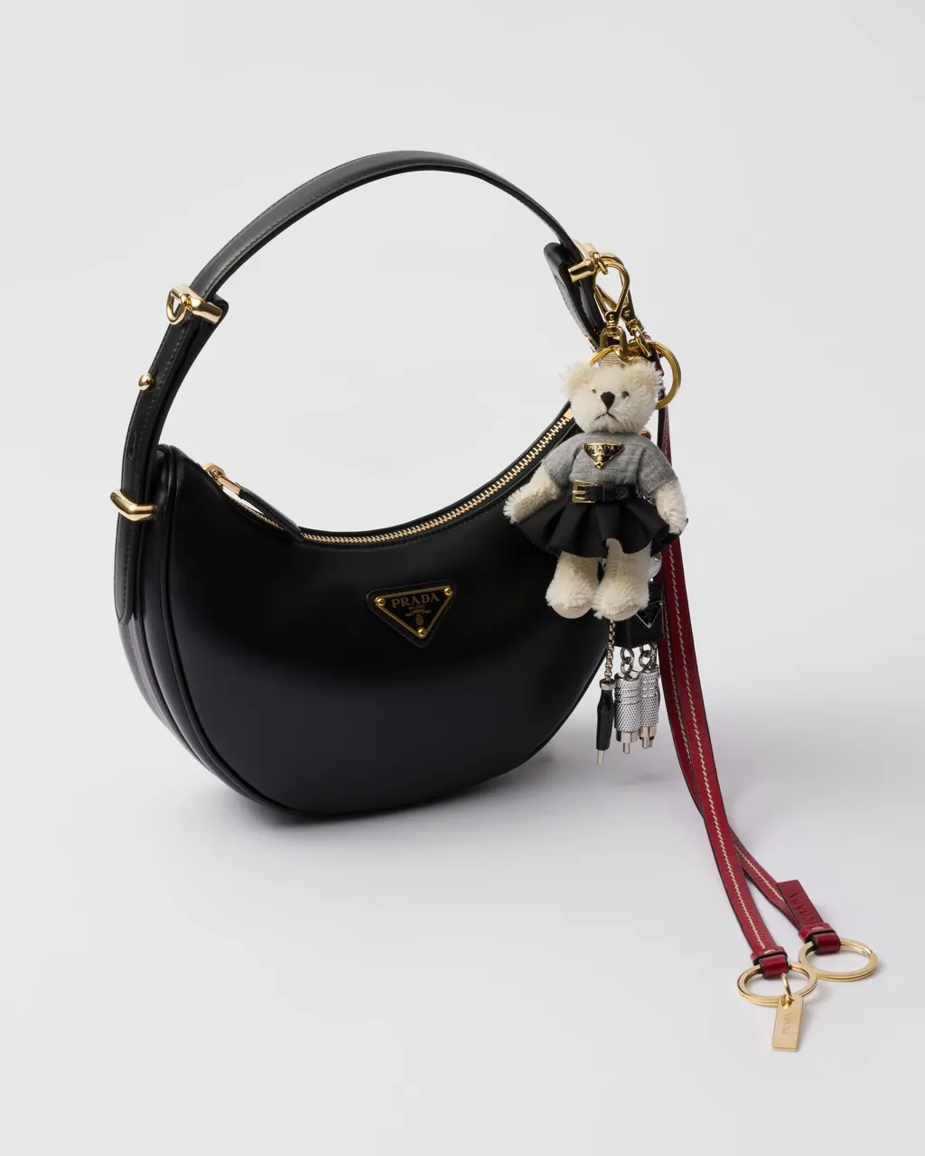 Leather Bag Charm And Keychain