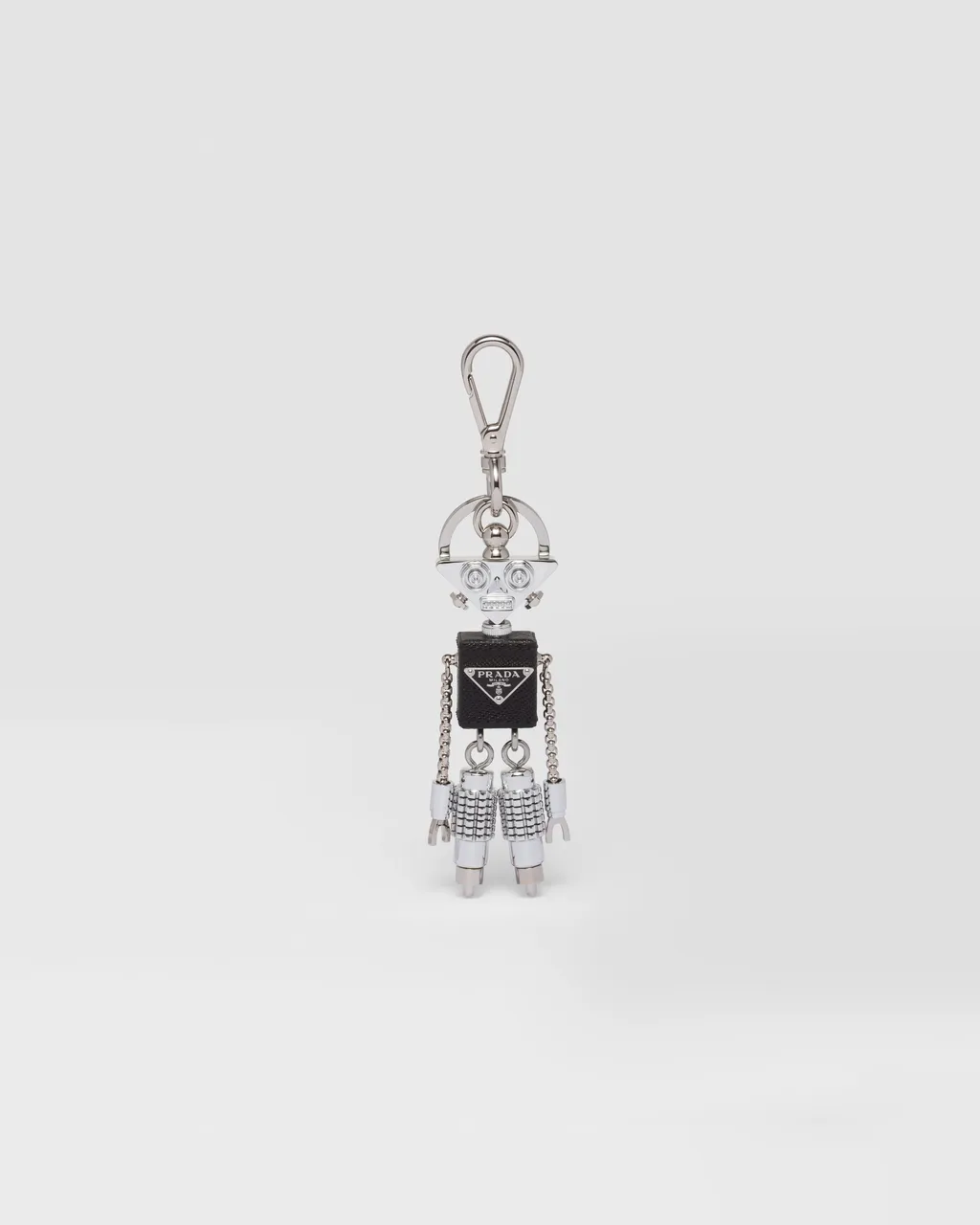 Robot Saffiano Leather Bag Charm