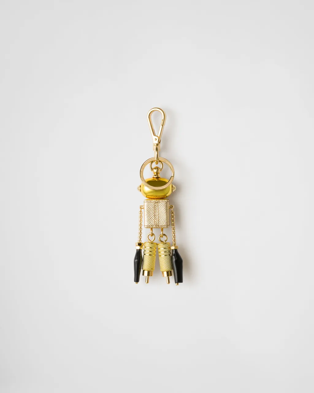 Robot Saffiano Leather Bag Charm