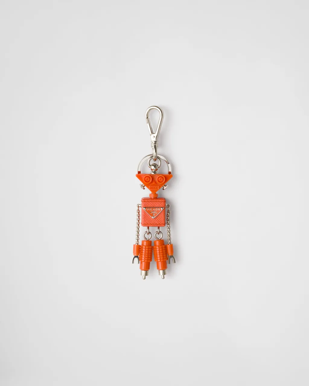 Robot Saffiano Leather Bag Charm