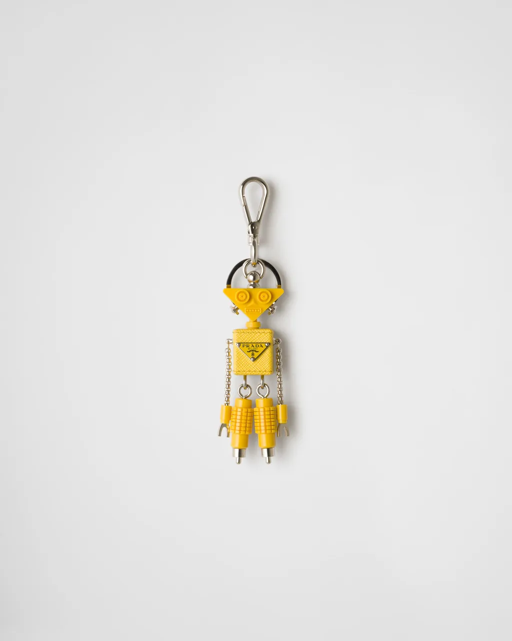 Robot Saffiano Leather Bag Charm