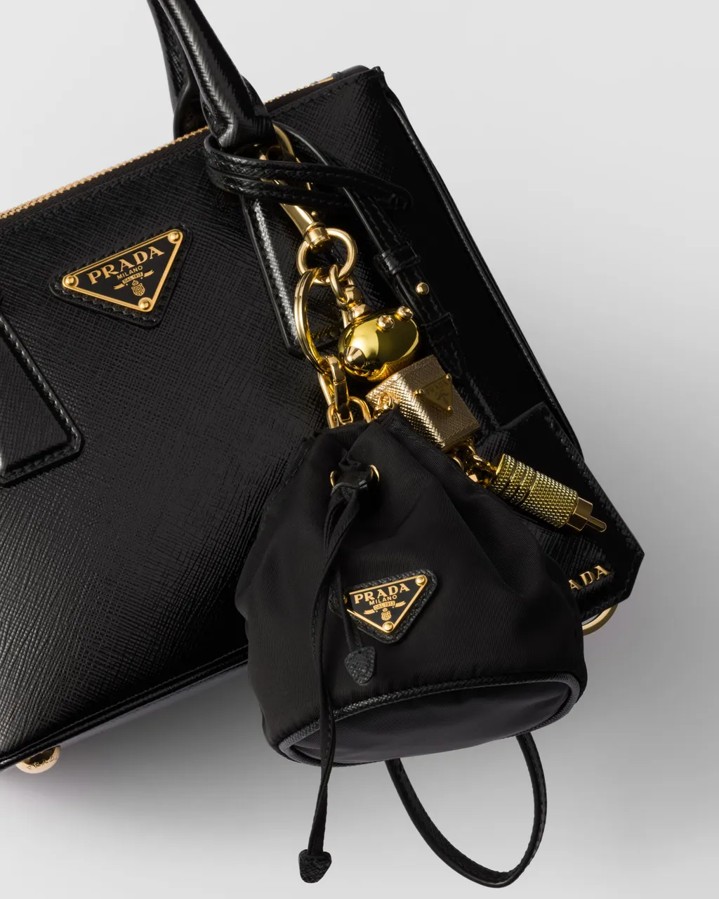 Mini Icon Re-Nylon Bag Charm