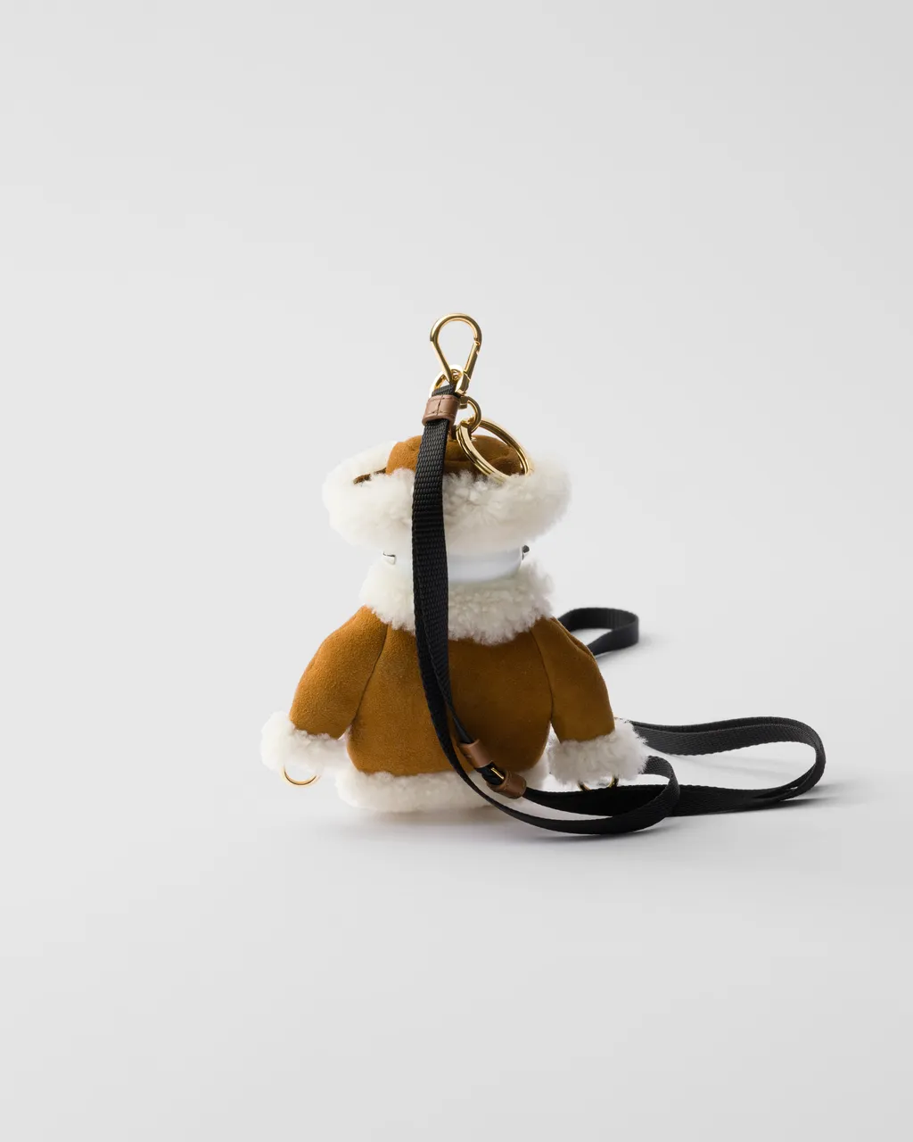 Soft Robot Shearling Bag Charm