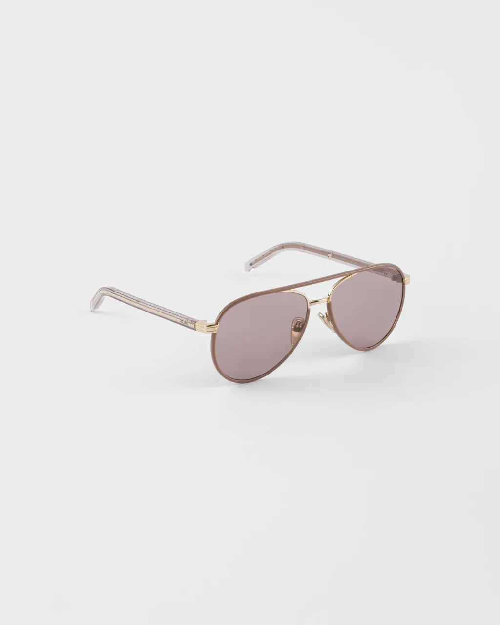 Prada Sunglasses With The Iconic Metal Plaque