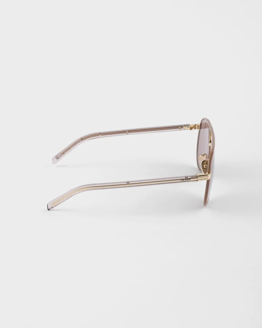 Prada Sunglasses With The Iconic Metal Plaque