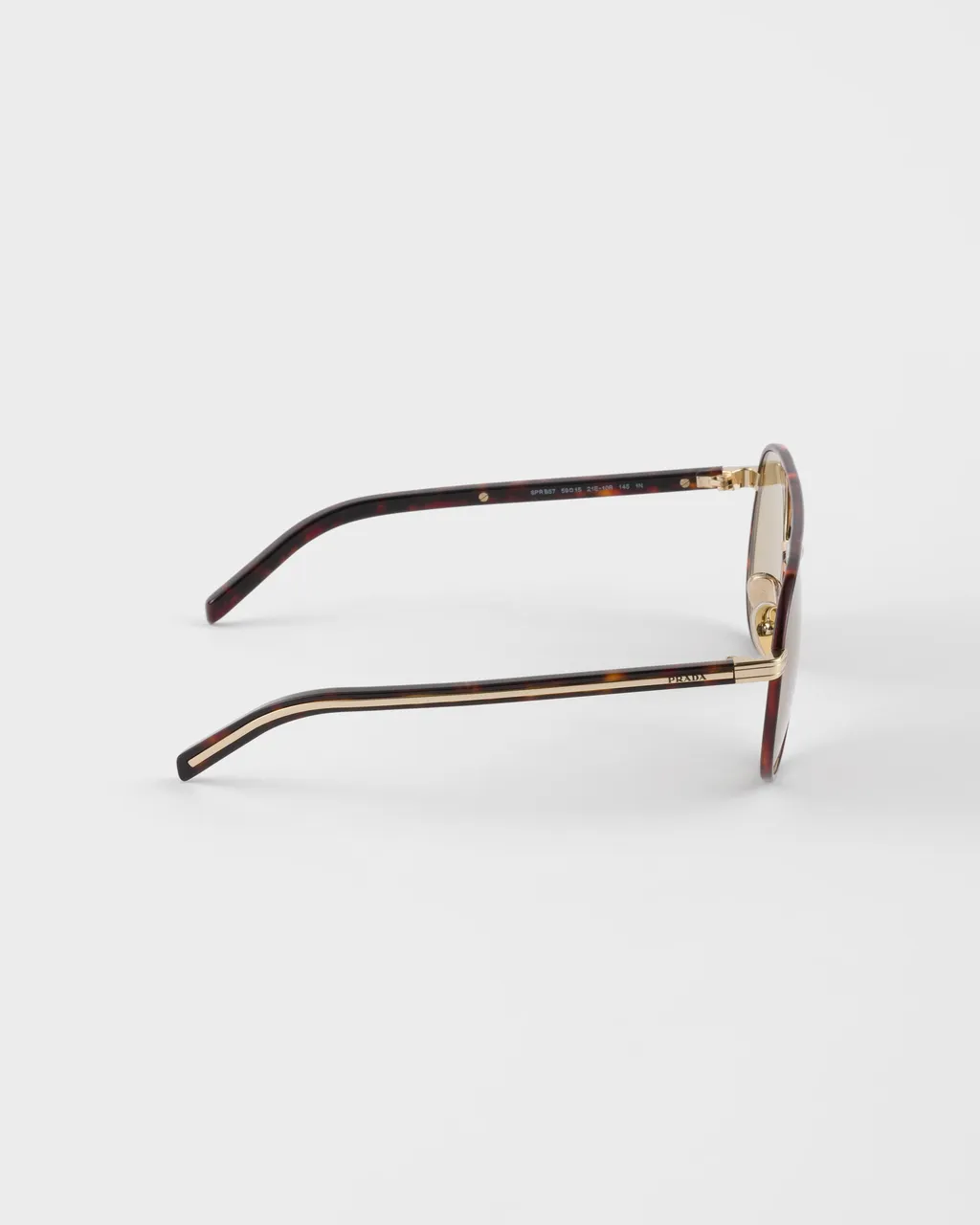 Prada Sunglasses With The Iconic Metal Plaque