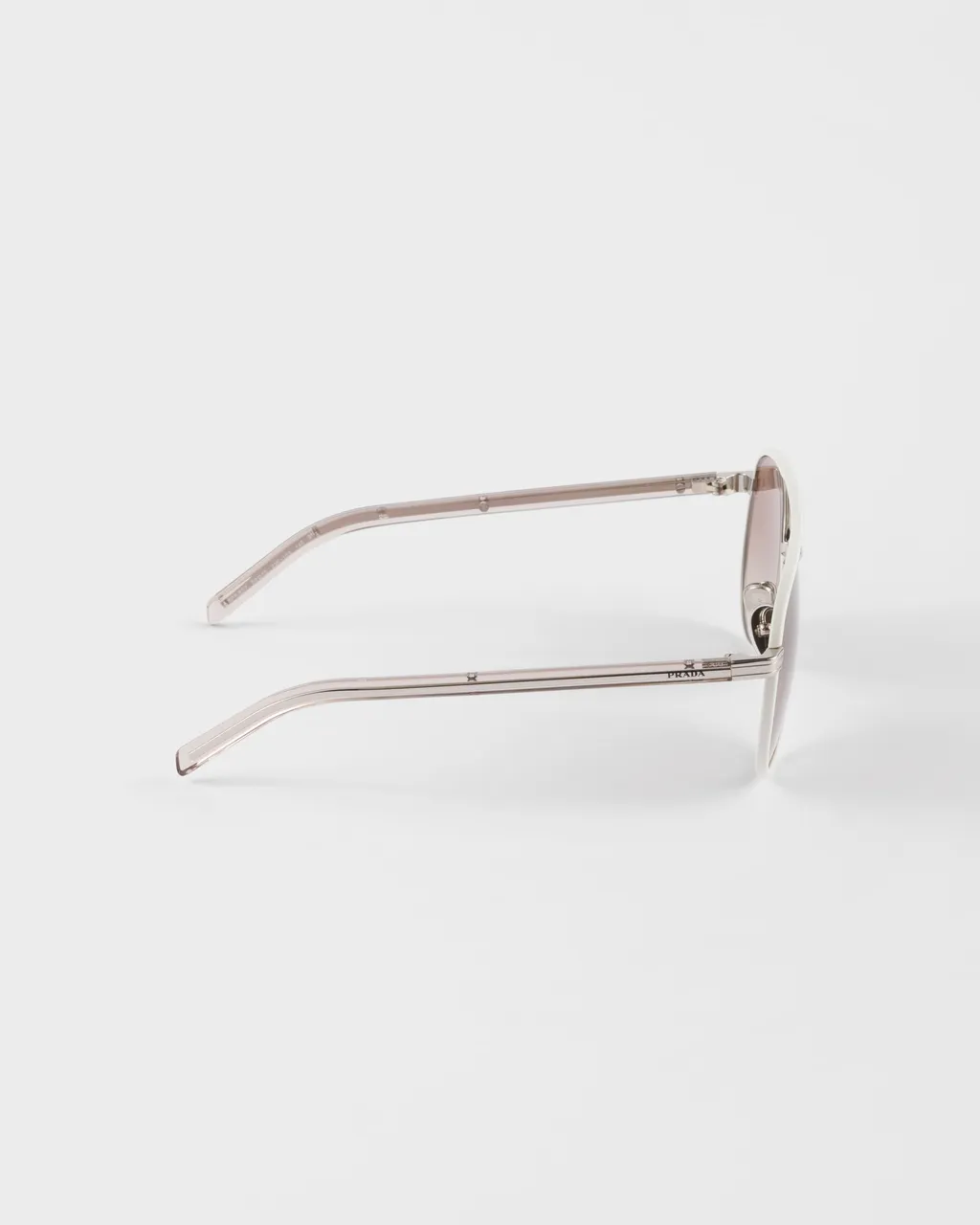 Prada Sunglasses With The Iconic Metal Plaque