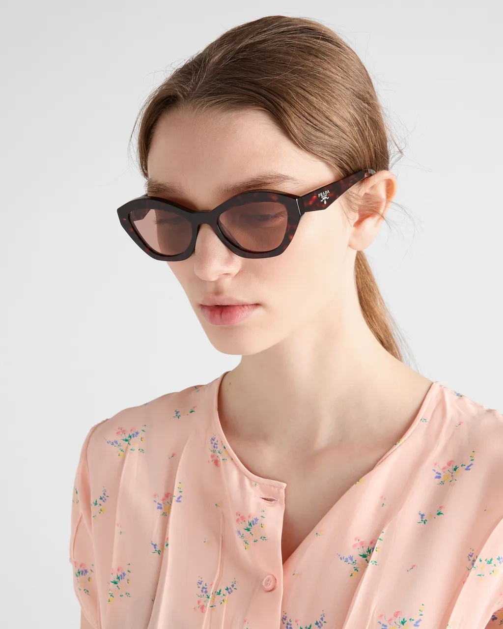 Sunglasses With Prada Logo