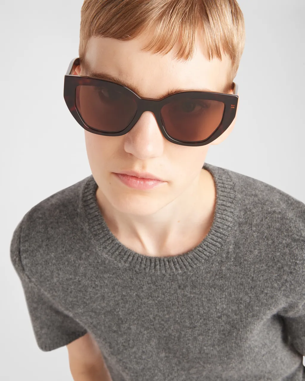 Sunglasses With Prada Logo