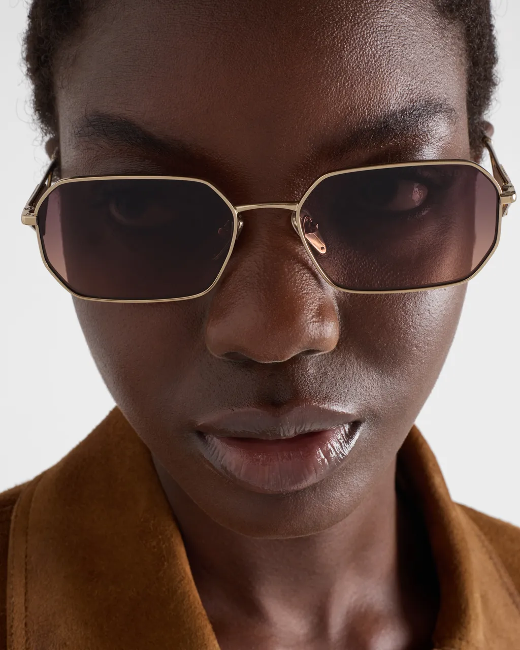 Sunglasses With Prada Triangle Logo