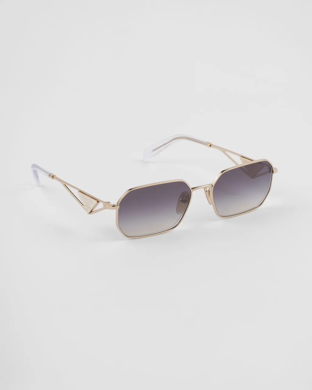 Sunglasses With Prada Triangle Logo