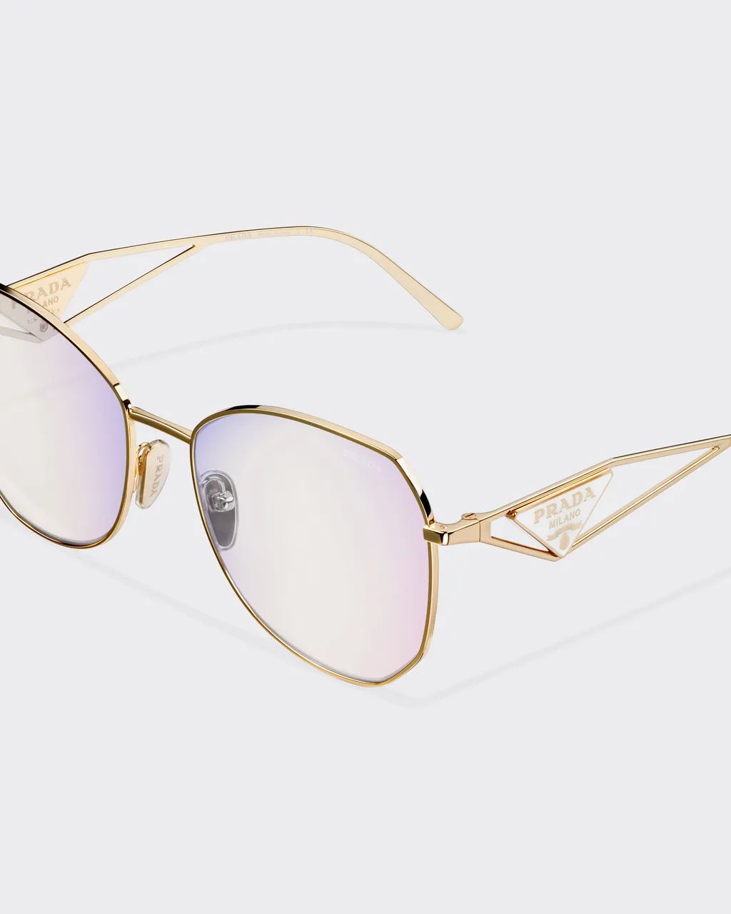 Sunglasses With Triangle Logo