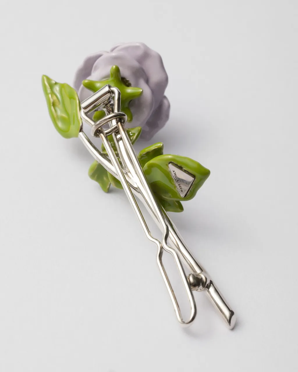Enamelled Metal Hair Clip