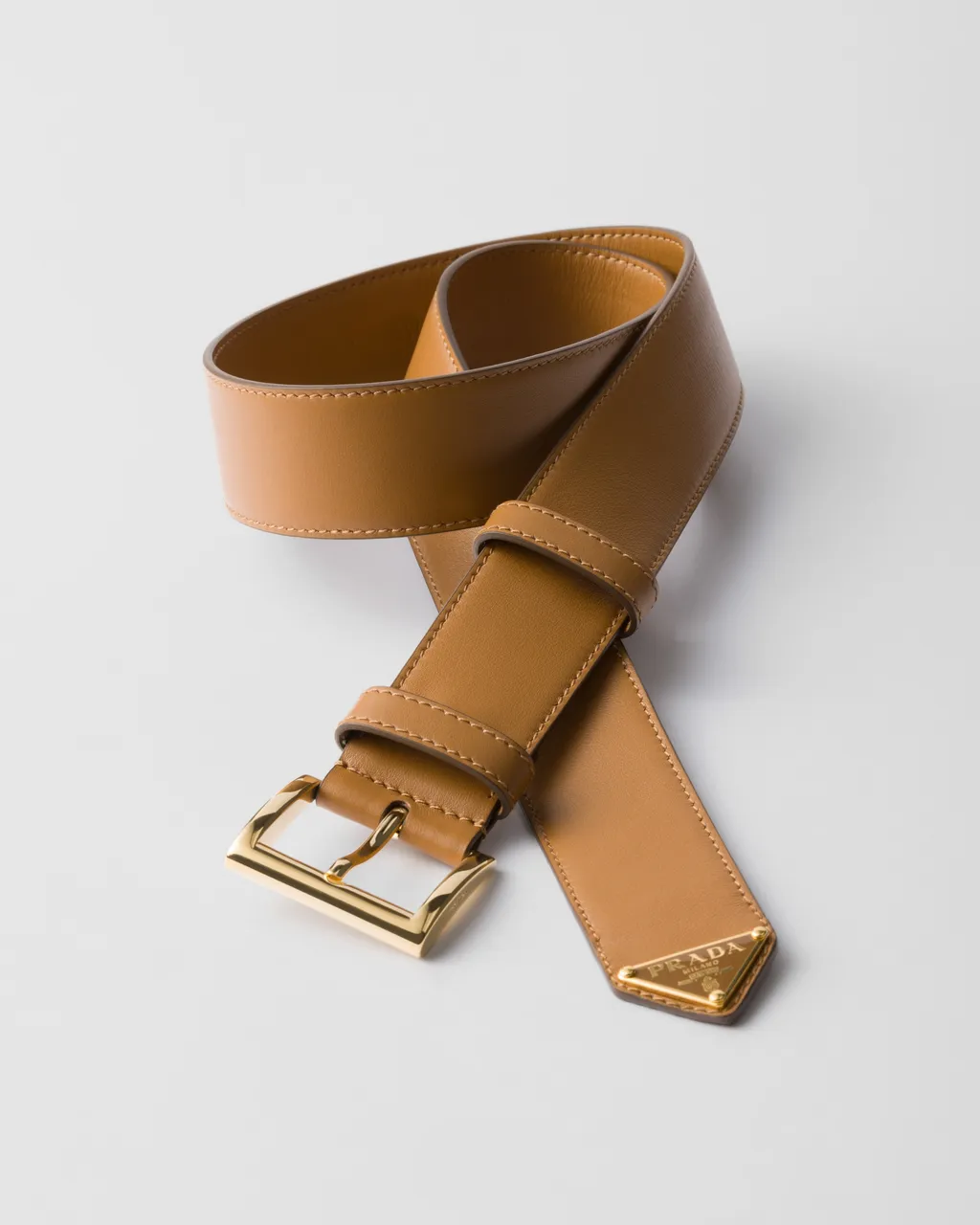 Logo Plaque Square-Buckle Belt