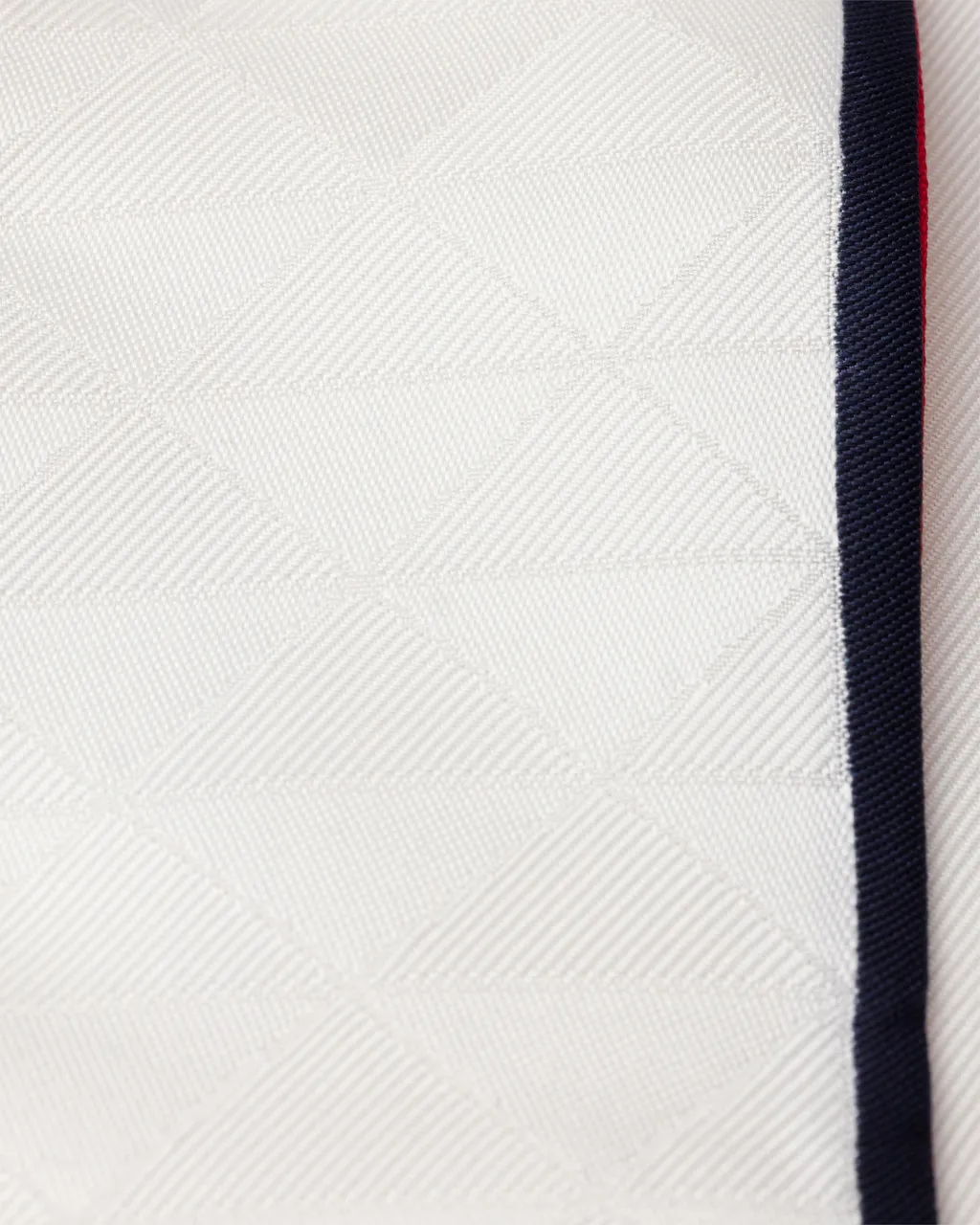 Printed Silk Twill Jacquard Skinny Scarf