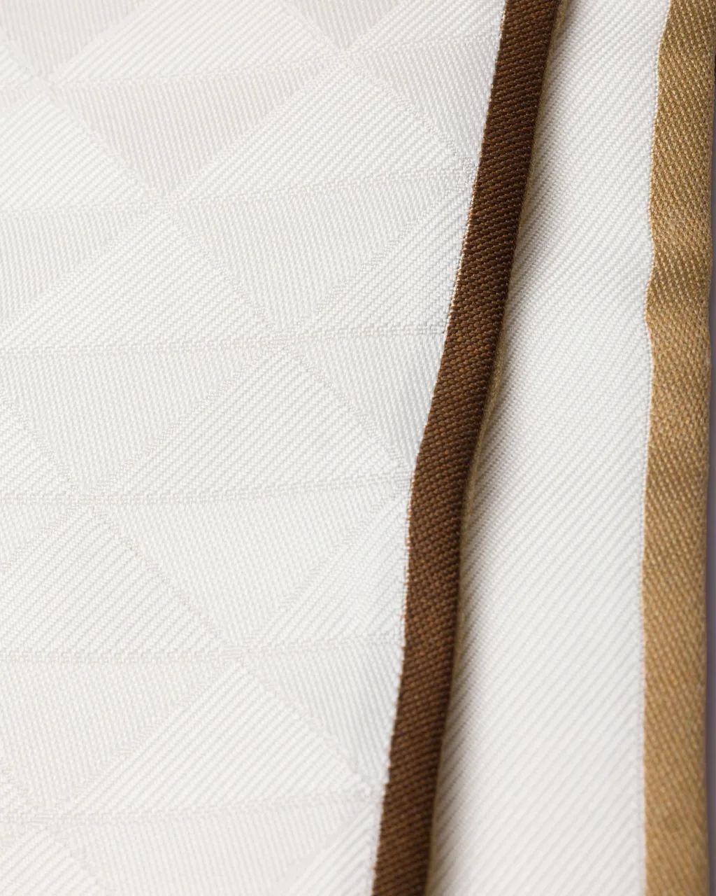 Printed Silk Twill Jacquard Skinny Scarf