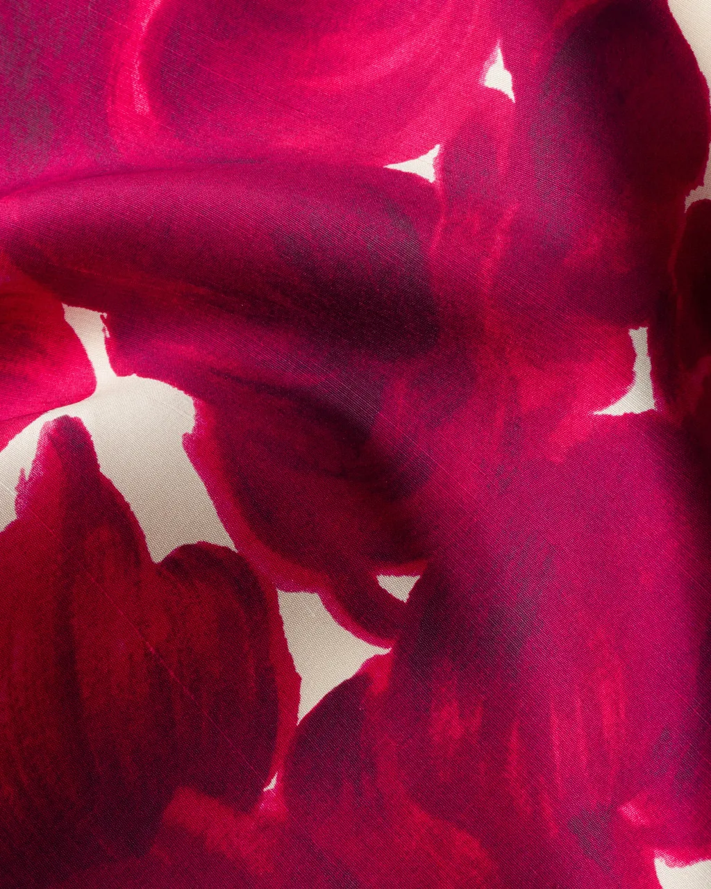 Printed Silk Shantung Scarf 65X65