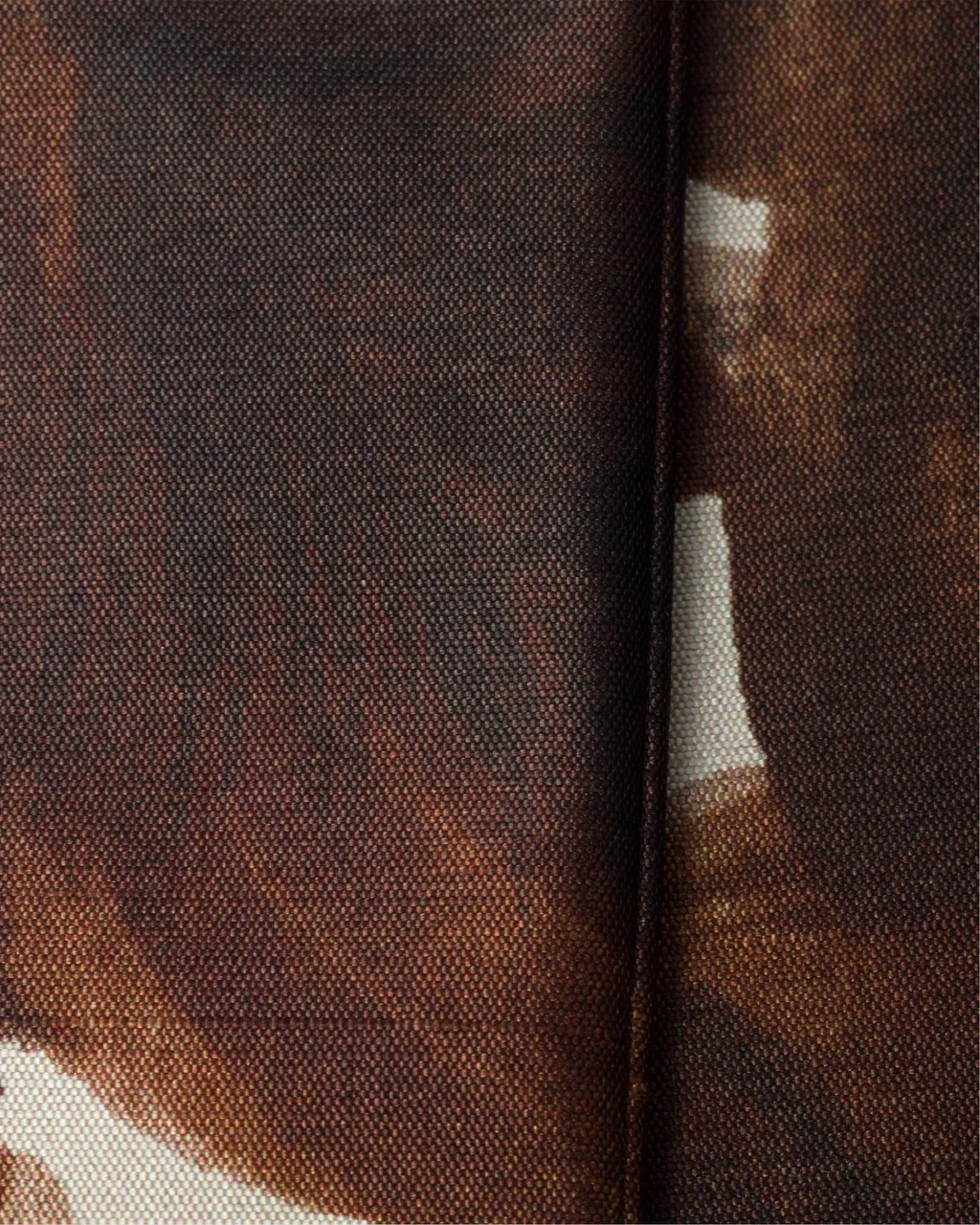 Printed Silk Shantung Skinny Scarf