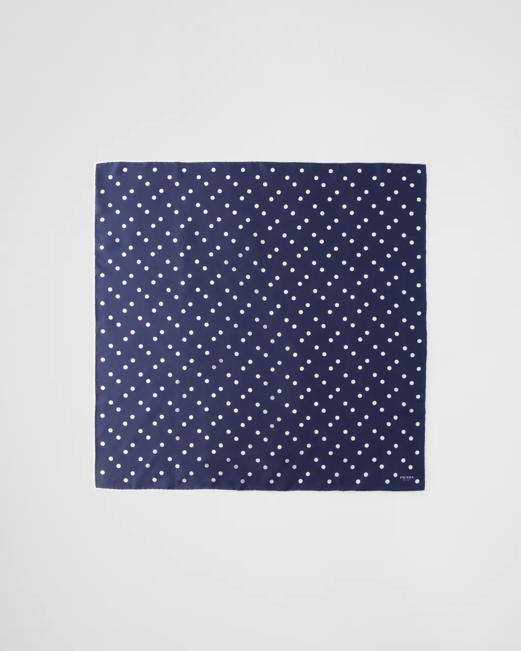 Printed Silk Twill Scarf 65X65