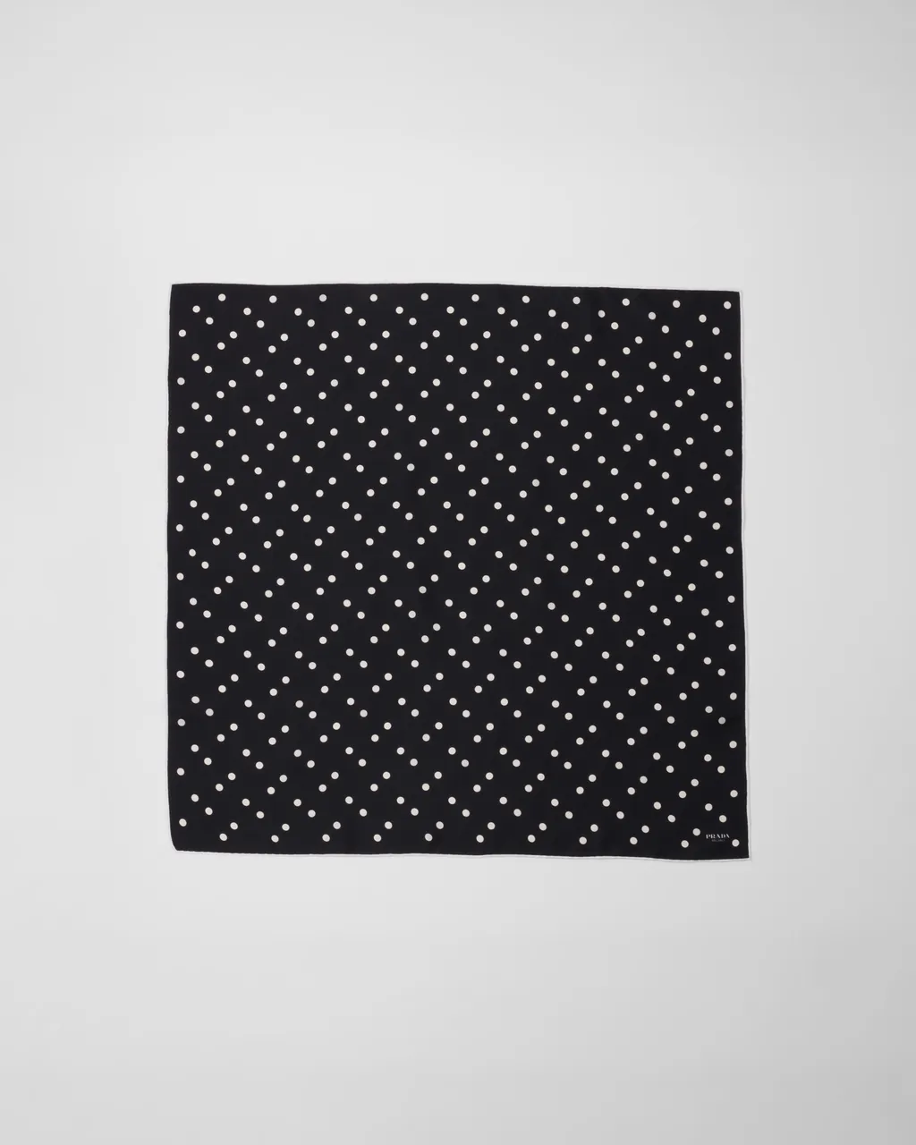 Printed Silk Twill Scarf 65X65
